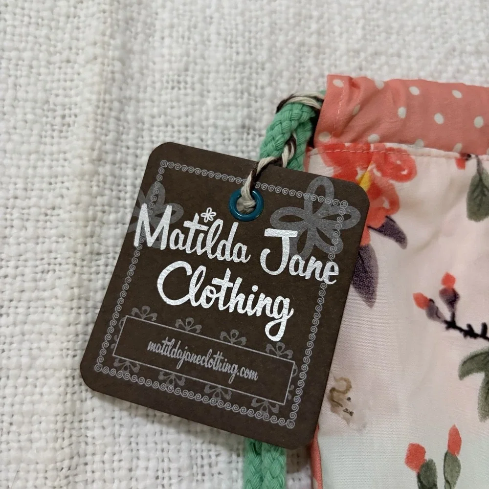 Matilda Jane (Dream Chasers) In the Ruffles Drawstring Backpack NEW‎ Tote School
